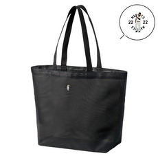 18選手展開 ワンポイント刺繍メッシュトートバッグ 詳細画像