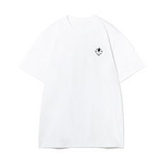 18選手展開 ワンポイント刺繍Tシャツ ホワイト(VISITOR) 詳細画像