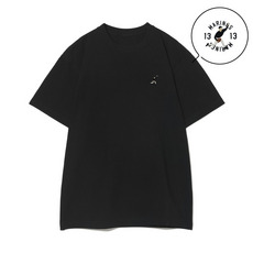 18選手展開 ワンポイント刺繍Tシャツ ブラック(VISITOR)