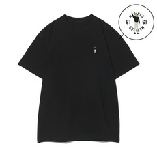 18選手展開 ワンポイント刺繍Tシャツ ブラック(VISITOR) 詳細画像