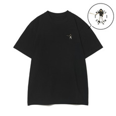 18選手展開 ワンポイント刺繍Tシャツ ブラック(VISITOR) 詳細画像