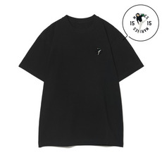 18選手展開 ワンポイント刺繍Tシャツ ブラック(VISITOR) 詳細画像