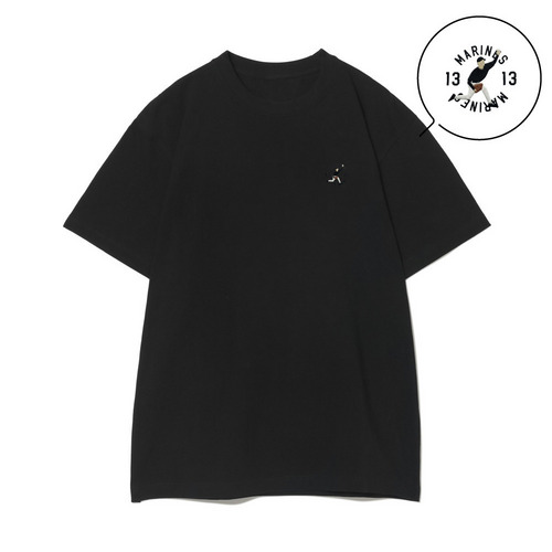 18選手展開 ワンポイント刺繍Tシャツ ブラック(VISITOR) 詳細画像 1カラー 1