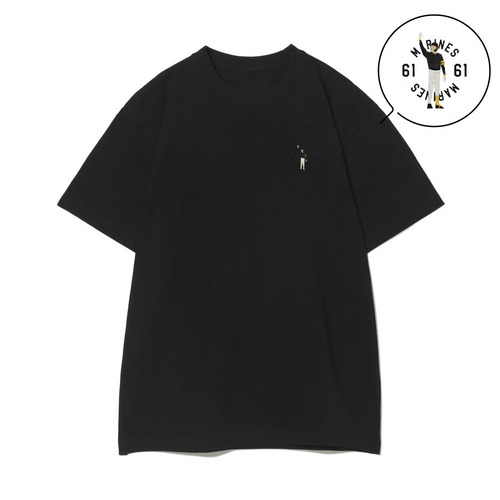 18選手展開 ワンポイント刺繍Tシャツ ブラック(VISITOR) 詳細画像 1カラー 15