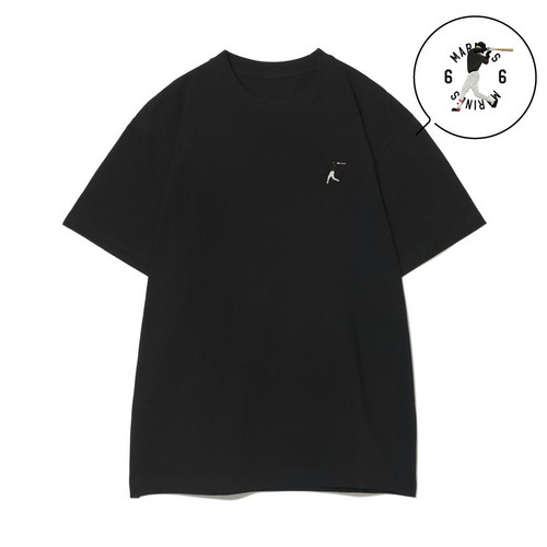 18選手展開 ワンポイント刺繍Tシャツ ブラック(VISITOR) 詳細画像 1カラー 3