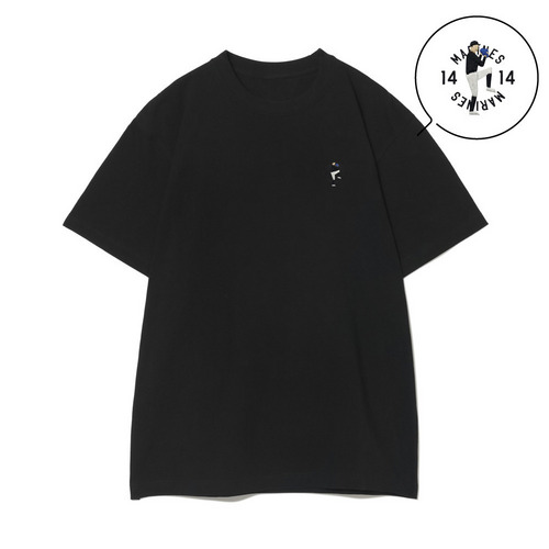 18選手展開 ワンポイント刺繍Tシャツ ブラック(VISITOR) 詳細画像 1カラー 5