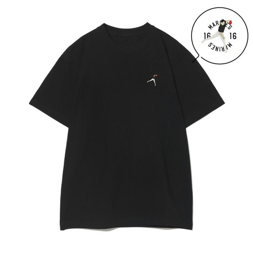 18選手展開 ワンポイント刺繍Tシャツ ブラック(VISITOR) 詳細画像 1カラー 7