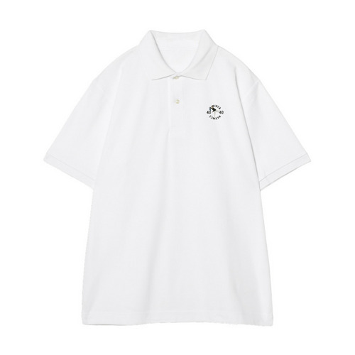 18選手展開 ワンポイント刺繍ポロシャツ ホワイト(VISITOR) 詳細画像 1カラー 12