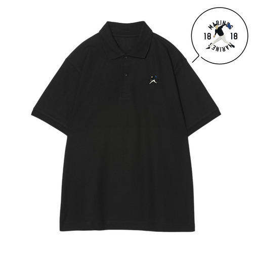 18選手展開 ワンポイント刺繍ポロシャツ ブラック(VISITOR) 詳細画像 1カラー 1