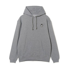 18選手展開 ワンポイント刺繍パーカー グレー(VISITOR) 詳細画像