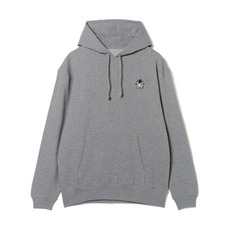 18選手展開 ワンポイント刺繍パーカー グレー(VISITOR) 詳細画像