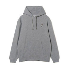 18選手展開 ワンポイント刺繍パーカー グレー(VISITOR) 詳細画像