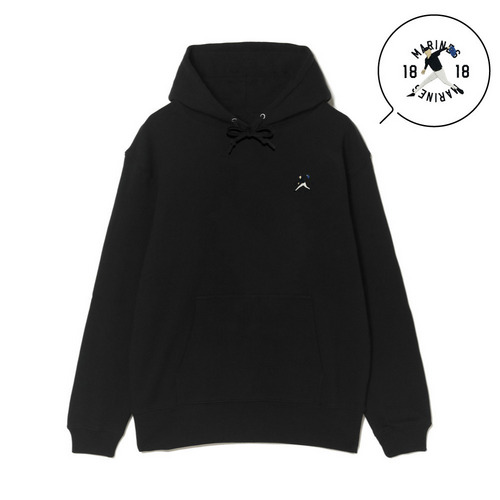 18選手展開 ワンポイント刺繍パーカー ブラック(VISITOR) 詳細画像 1カラー 9