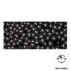 18選手展開 ワンポイント刺繍フェイスタオル(VISITOR)