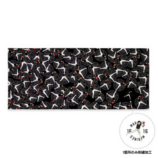 18選手展開 ワンポイント刺繍フェイスタオル(VISITOR) 詳細画像