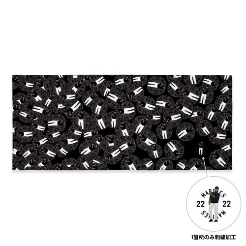 18選手展開 ワンポイント刺繍フェイスタオル(VISITOR) 詳細画像 1カラー 10