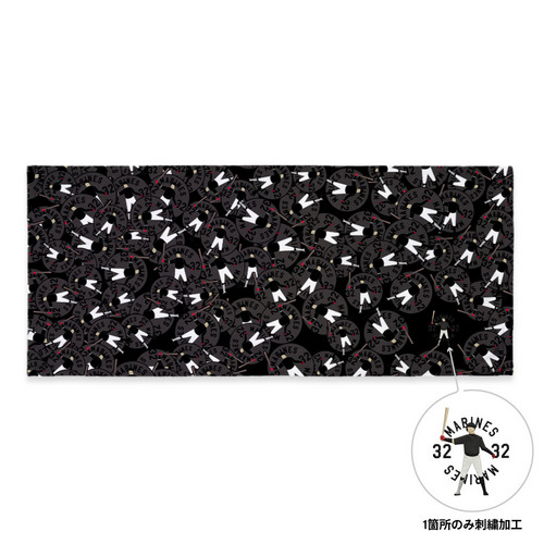 18選手展開 ワンポイント刺繍フェイスタオル(VISITOR) 詳細画像 1カラー 11