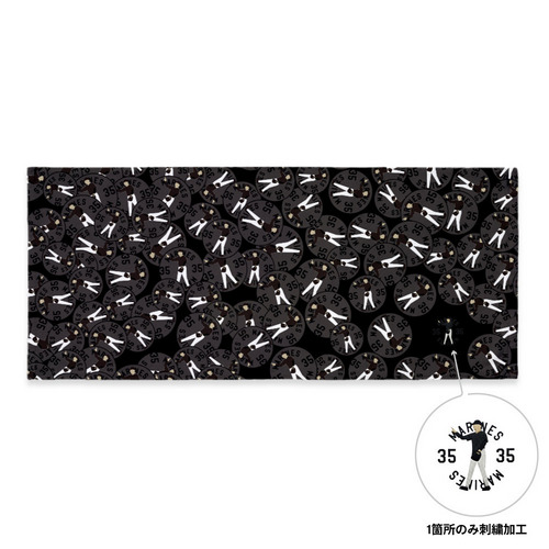 18選手展開 ワンポイント刺繍フェイスタオル(VISITOR) 詳細画像 1カラー 12