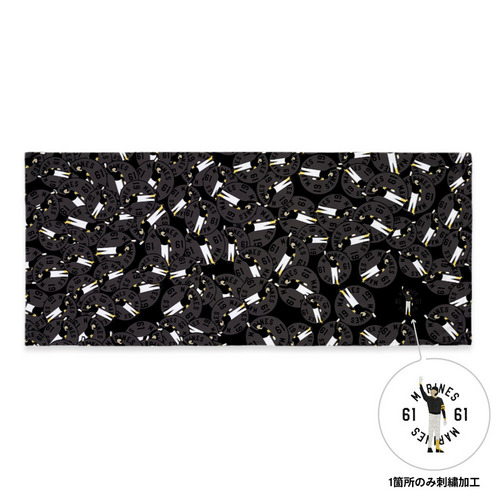 18選手展開 ワンポイント刺繍フェイスタオル(VISITOR) 詳細画像 1カラー 15