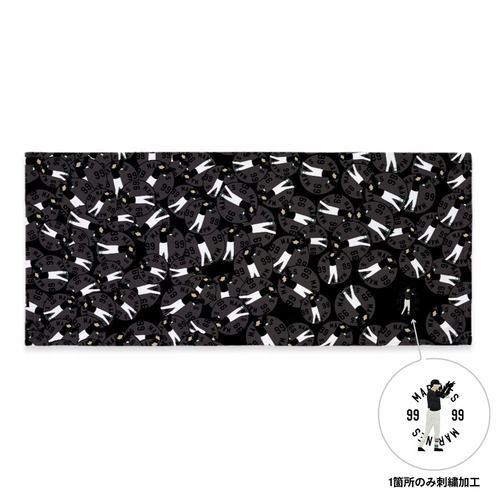 18選手展開 ワンポイント刺繍フェイスタオル(VISITOR) 詳細画像 1カラー 18