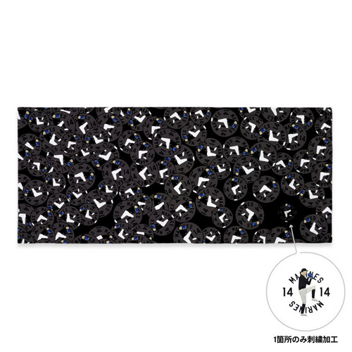 18選手展開 ワンポイント刺繍フェイスタオル(VISITOR) 詳細画像 1カラー 6