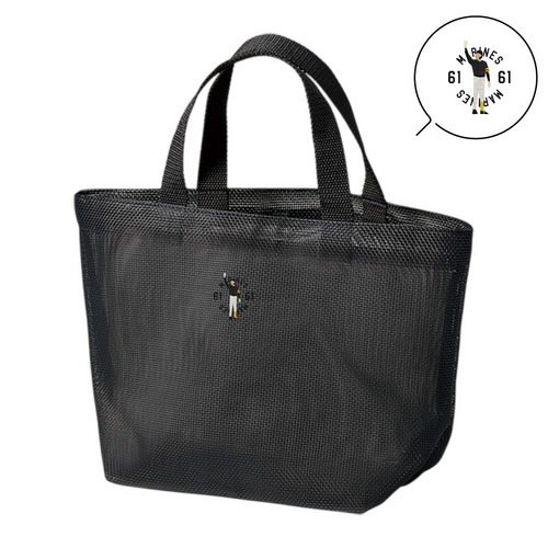 18選手展開 ワンポイント刺繍メッシュミニトートバッグ(VISITOR) 詳細画像 1カラー 1