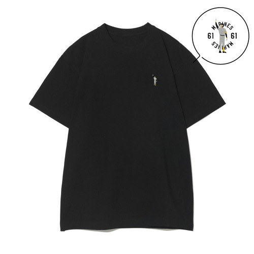 18選手展開 ワンポイント刺繍Tシャツ ブラック(ALTERNATE) 詳細画像 1カラー 16
