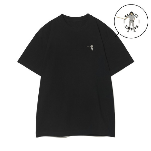 18選手展開 ワンポイント刺繍Tシャツ ブラック(ALTERNATE) 詳細画像 1カラー 2