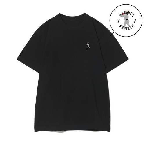18選手展開 ワンポイント刺繍Tシャツ ブラック(ALTERNATE) 詳細画像 1カラー 4