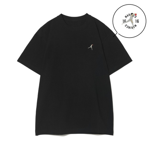 18選手展開 ワンポイント刺繍Tシャツ ブラック(ALTERNATE) 詳細画像 1カラー 8