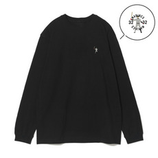 18選手展開 ワンポイント刺繍ロングTシャツ ブラック(ALTERNATE) 詳細画像