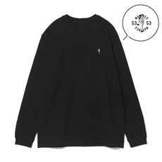 18選手展開 ワンポイント刺繍ロングTシャツ ブラック(ALTERNATE) 詳細画像