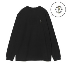 18選手展開 ワンポイント刺繍ロングTシャツ ブラック(ALTERNATE) 詳細画像