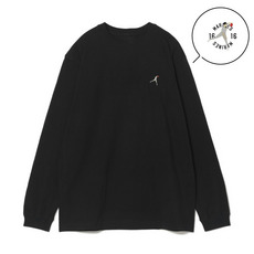 18選手展開 ワンポイント刺繍ロングTシャツ ブラック(ALTERNATE) 詳細画像