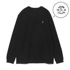 18選手展開 ワンポイント刺繍ロングTシャツ ブラック(ALTERNATE) 詳細画像