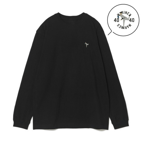 18選手展開 ワンポイント刺繍ロングTシャツ ブラック(ALTERNATE) 詳細画像 1カラー 12