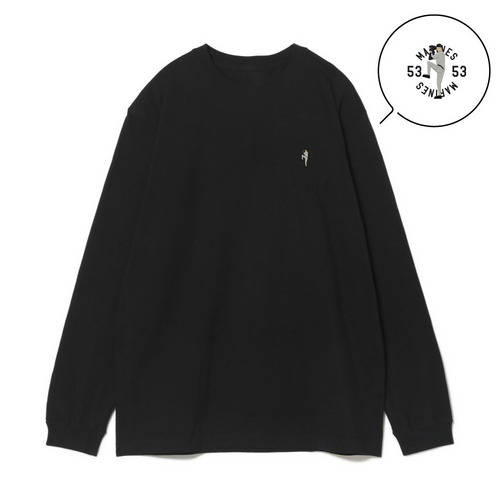 18選手展開 ワンポイント刺繍ロングTシャツ ブラック(ALTERNATE) 詳細画像 1カラー 13