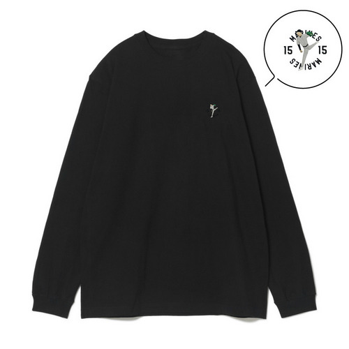 18選手展開 ワンポイント刺繍ロングTシャツ ブラック(ALTERNATE) 詳細画像 1カラー 6