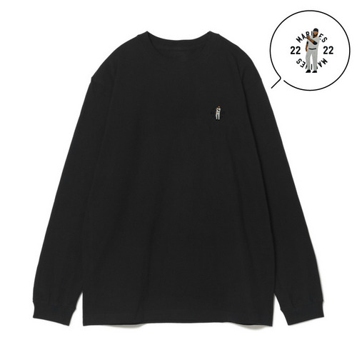 18選手展開 ワンポイント刺繍ロングTシャツ ブラック(ALTERNATE) 詳細画像 1カラー 9