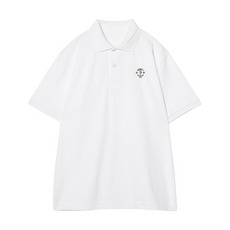 18選手展開 ワンポイント刺繍ポロシャツ ホワイト(ALTERNATE) 詳細画像