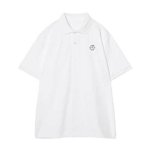 18選手展開 ワンポイント刺繍ポロシャツ ホワイト(ALTERNATE) 詳細画像 1カラー 7