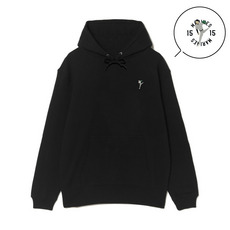 18選手展開 ワンポイント刺繍パーカー ブラック(ALTERNATE)