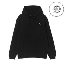 18選手展開 ワンポイント刺繍パーカー ブラック(ALTERNATE) 詳細画像