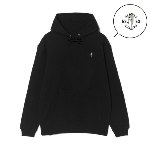 18選手展開 ワンポイント刺繍パーカー ブラック(ALTERNATE) 詳細画像 1カラー 13