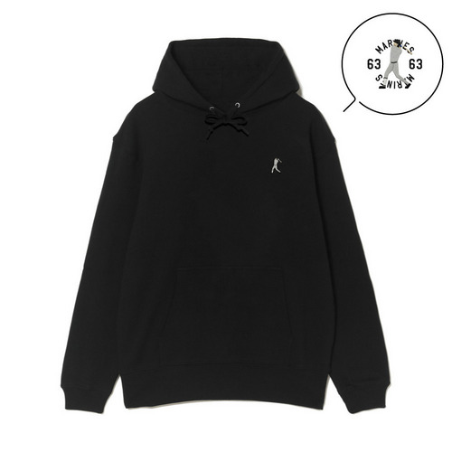 18選手展開 ワンポイント刺繍パーカー ブラック(ALTERNATE) 詳細画像 1カラー 16