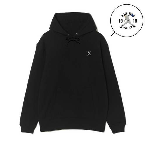 18選手展開 ワンポイント刺繍パーカー ブラック(ALTERNATE) 詳細画像 1カラー 8