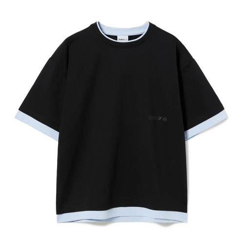 BSWレイヤード風Tシャツ 詳細画像 ブラック 1
