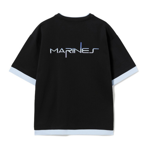 BSWレイヤード風Tシャツ 詳細画像 ブラック 2