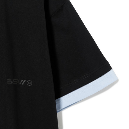 BSWレイヤード風Tシャツ 詳細画像 ブラック 4