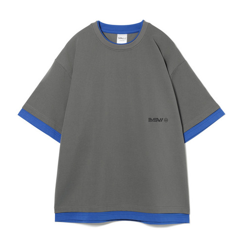 BSWレイヤード風Tシャツ 詳細画像 チャコール 1
